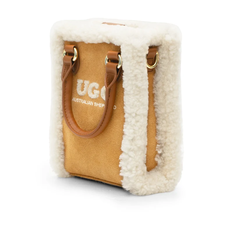UGG Wool Bag with Adjustable Strap