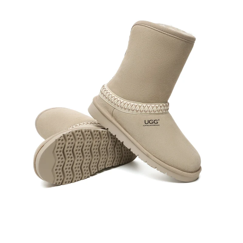 Bohemian Knitted UGG Short Classic Boots