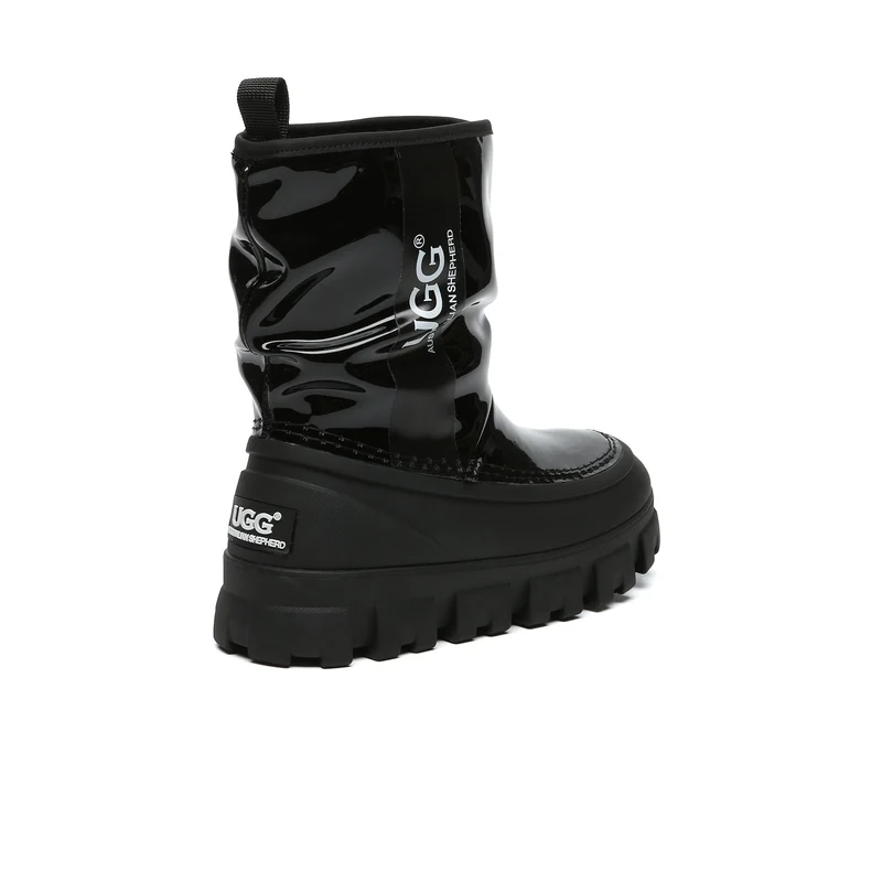 UGG Chunky Sheepskin Rain Boots