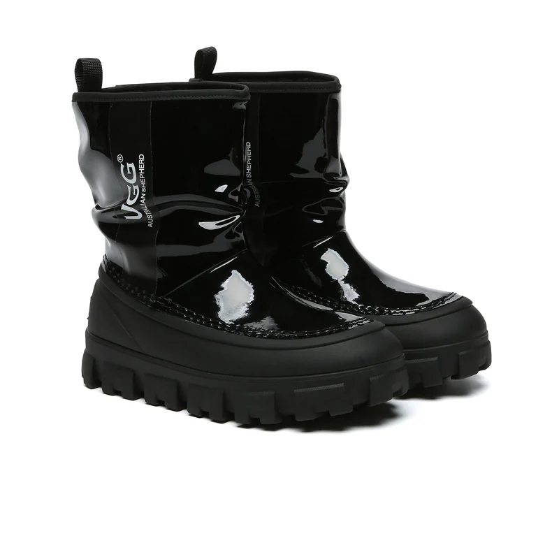 UGG Chunky Sheepskin Rain Boots