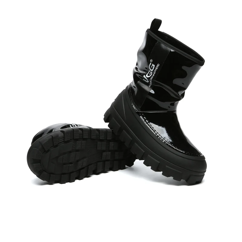 UGG Chunky Sheepskin Rain Boots