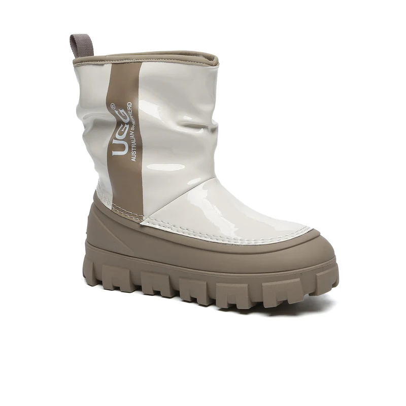 UGG Chunky Sheepskin Rain Boots