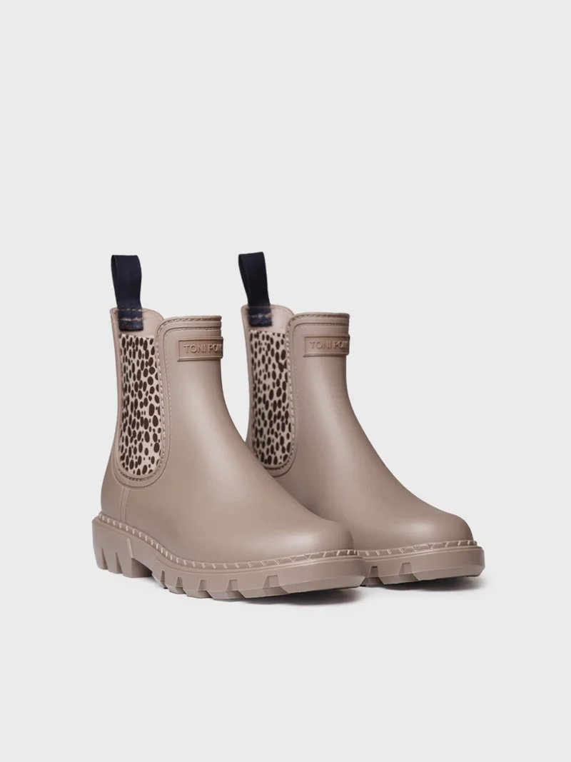 Botines de agua para mujer con elásticos en animal print | CLAYTON