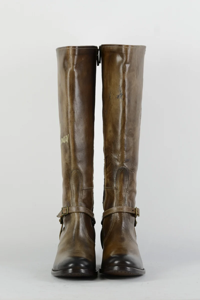Stiefel Leder braun