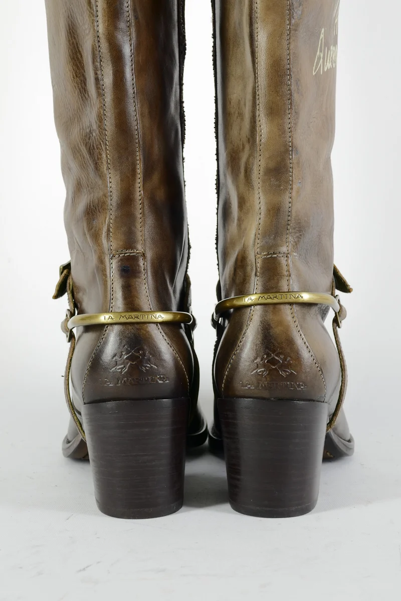 Stiefel Leder braun