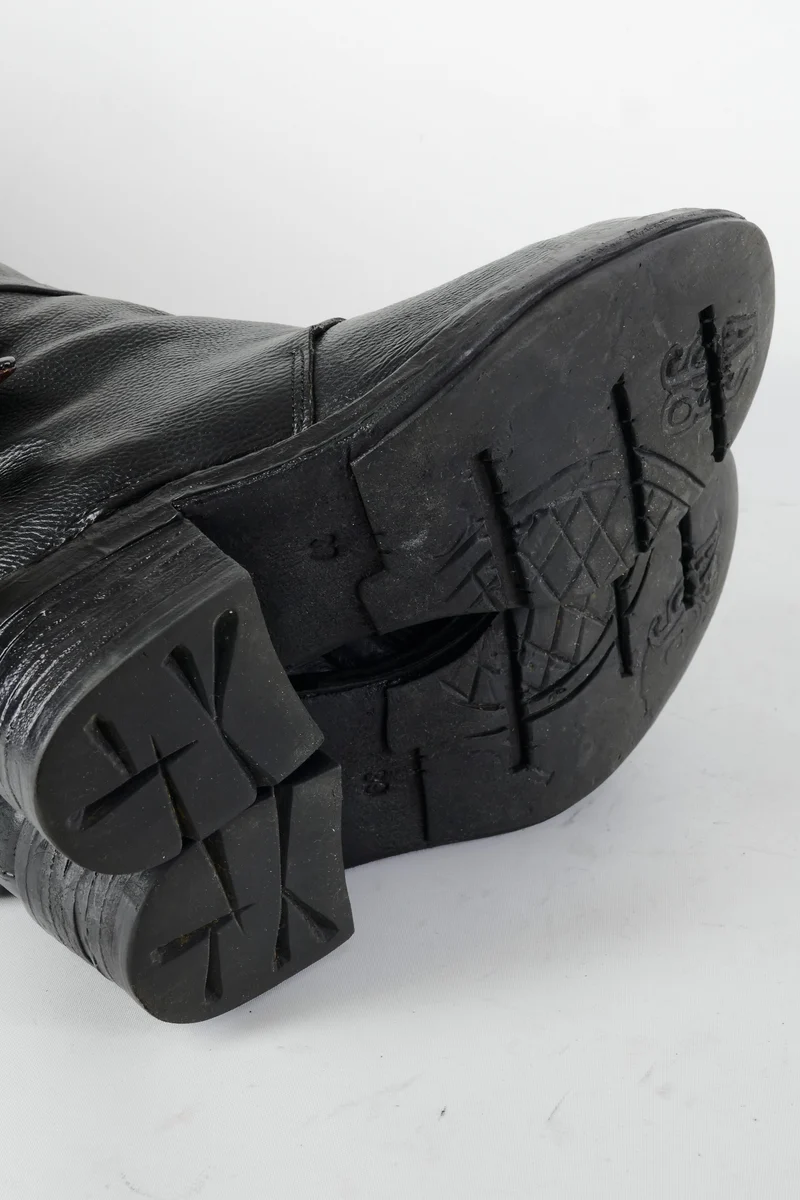 Hohe Stiefel Leder schwarz