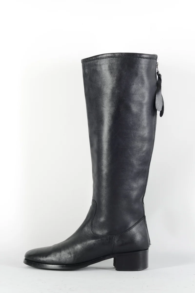 Stiefel Leder schwarz