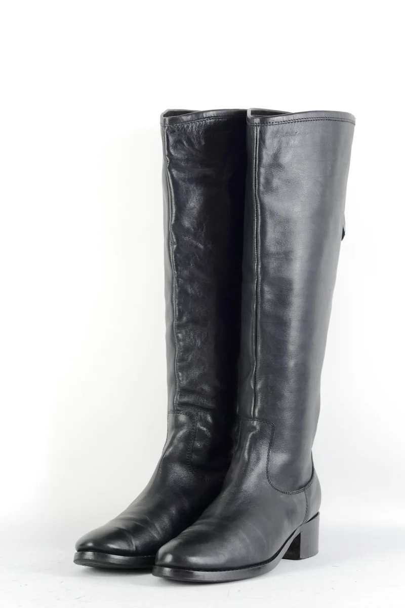 Stiefel Leder schwarz