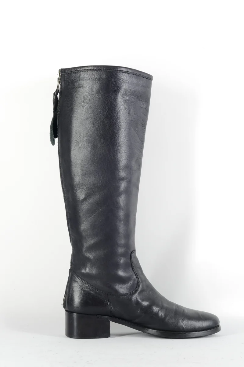 Stiefel Leder schwarz