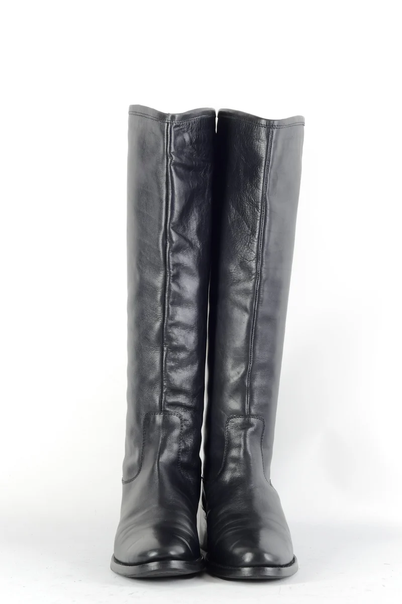 Stiefel Leder schwarz