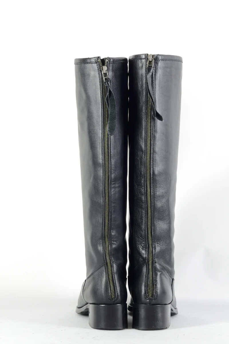 Stiefel Leder schwarz