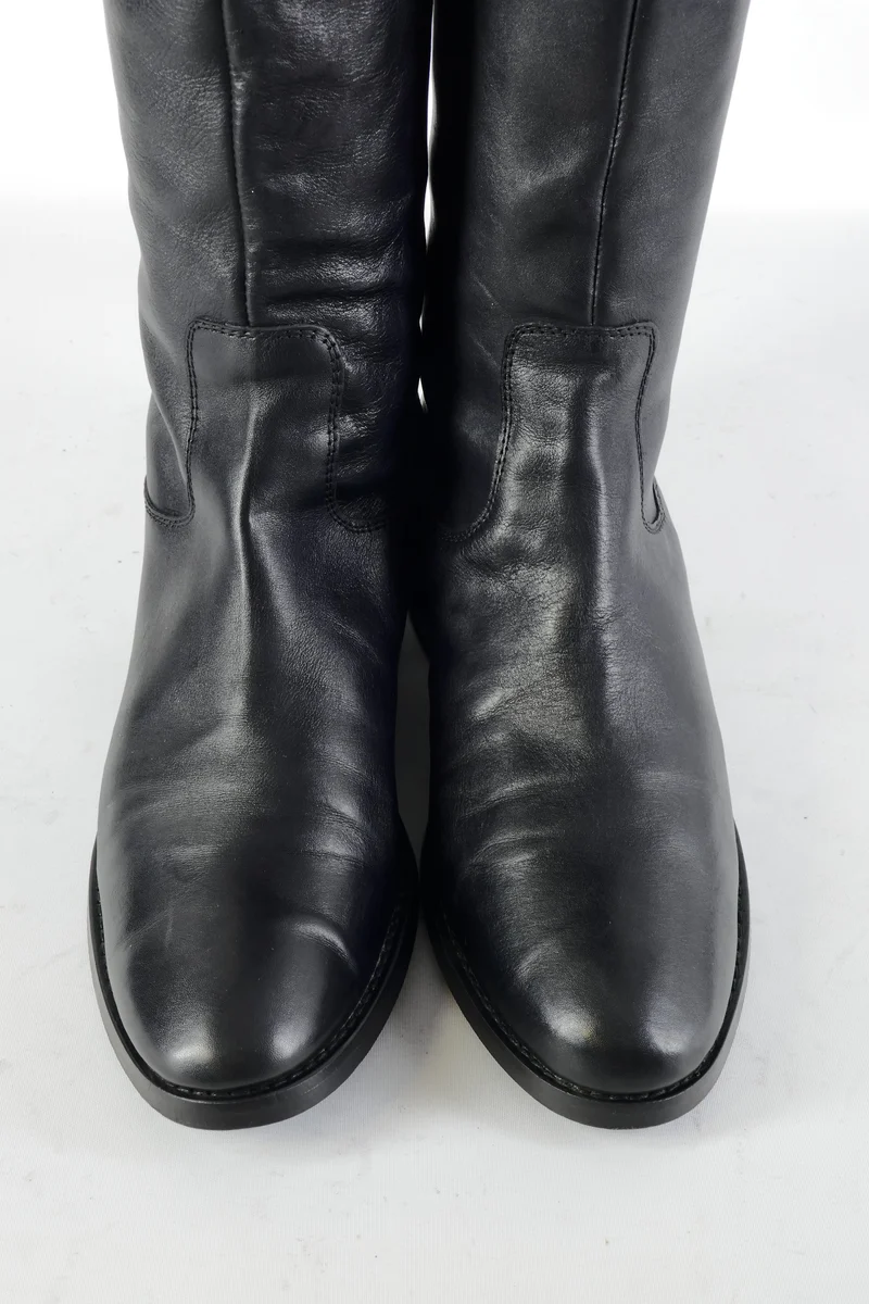 Stiefel Leder schwarz