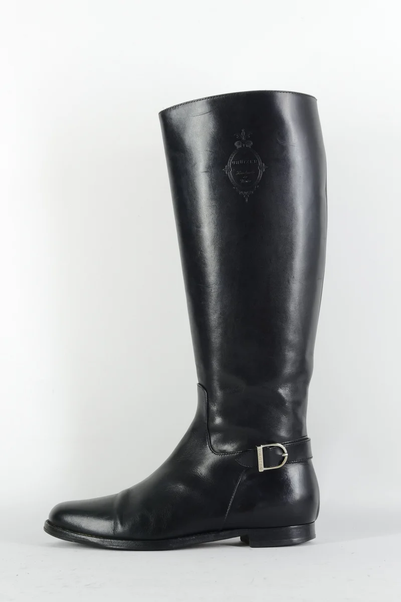 Stiefel Leder schwarz