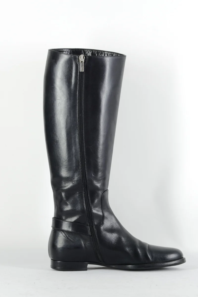 Stiefel Leder schwarz