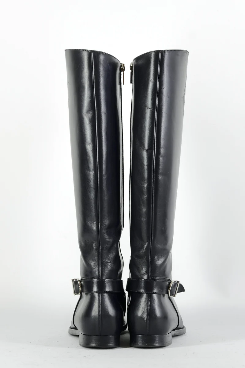 Stiefel Leder schwarz