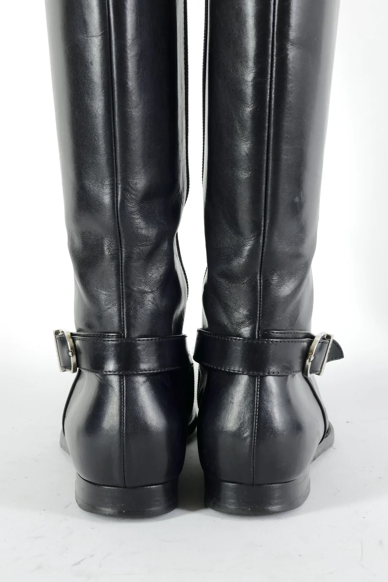 Stiefel Leder schwarz