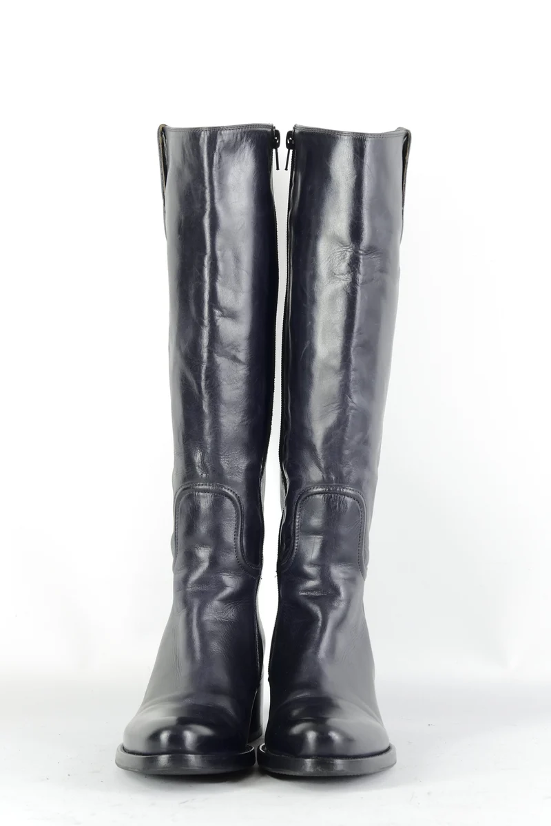 Stiefel Leder schwarz