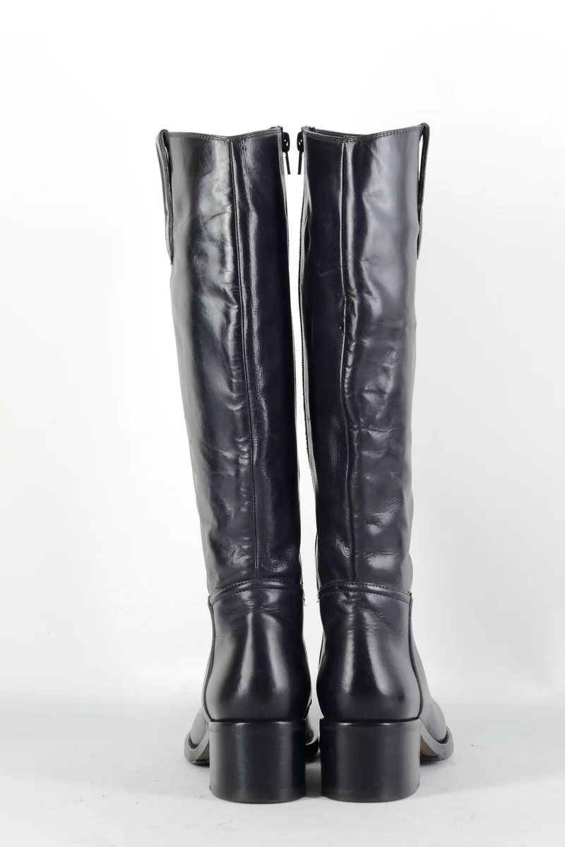 Stiefel Leder schwarz