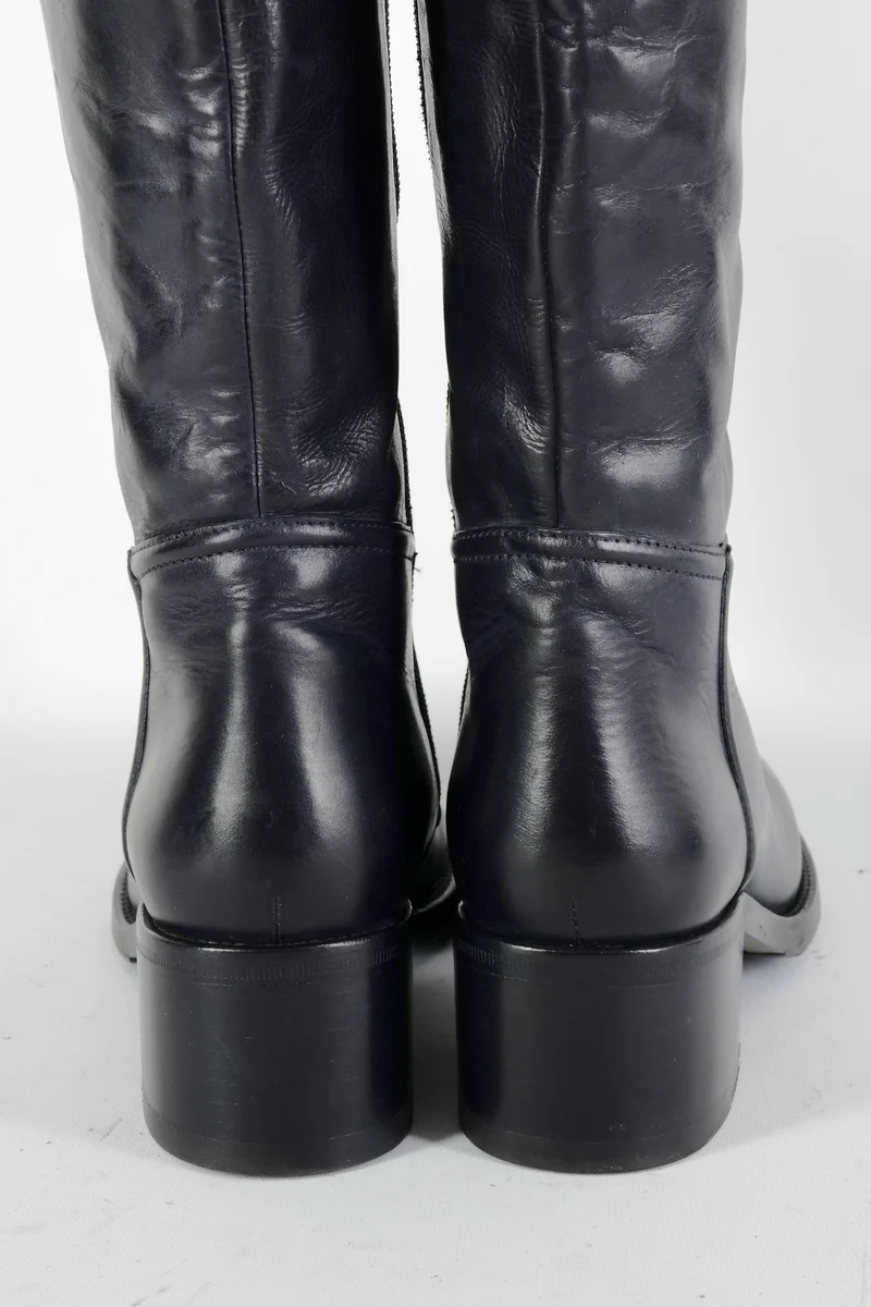 Stiefel Leder schwarz