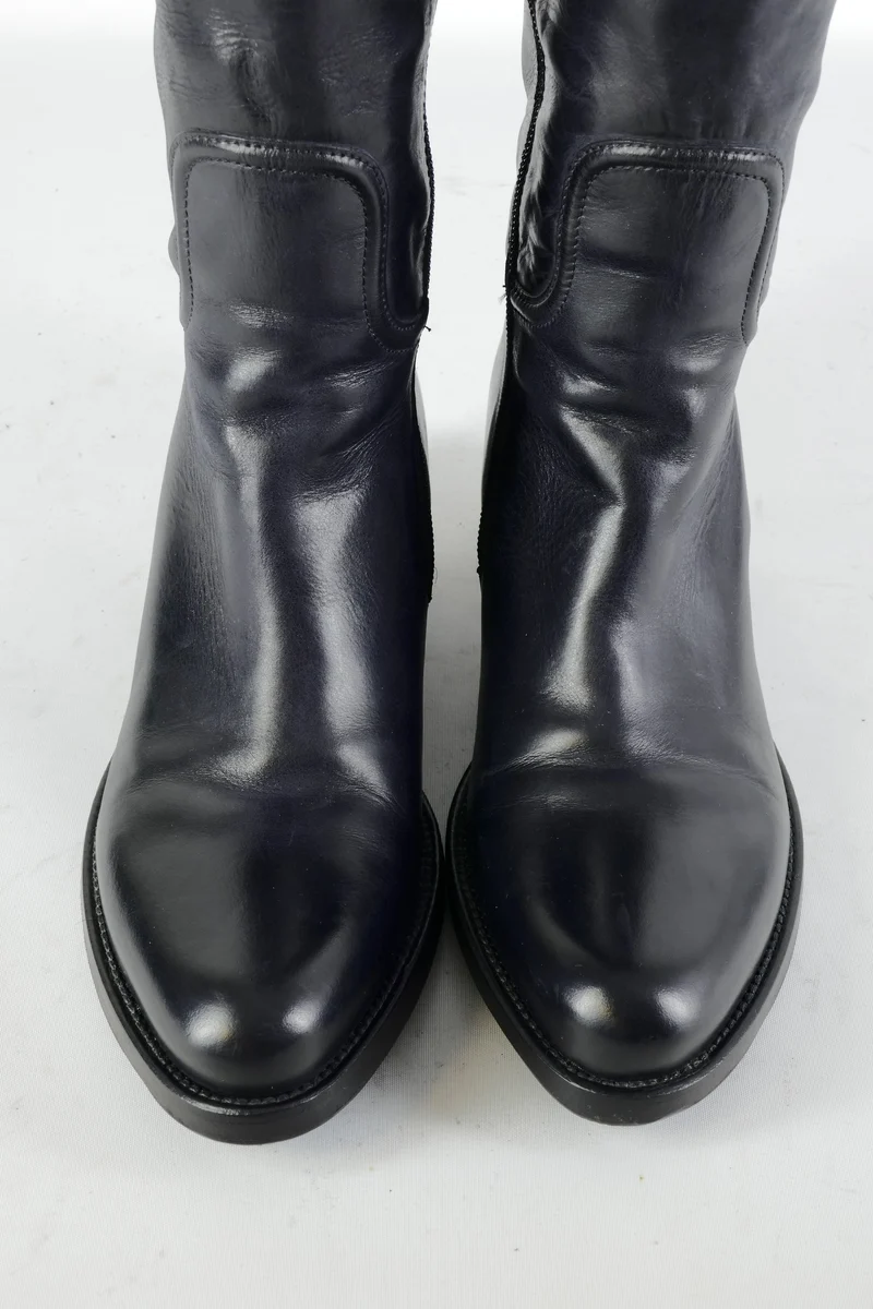 Stiefel Leder schwarz