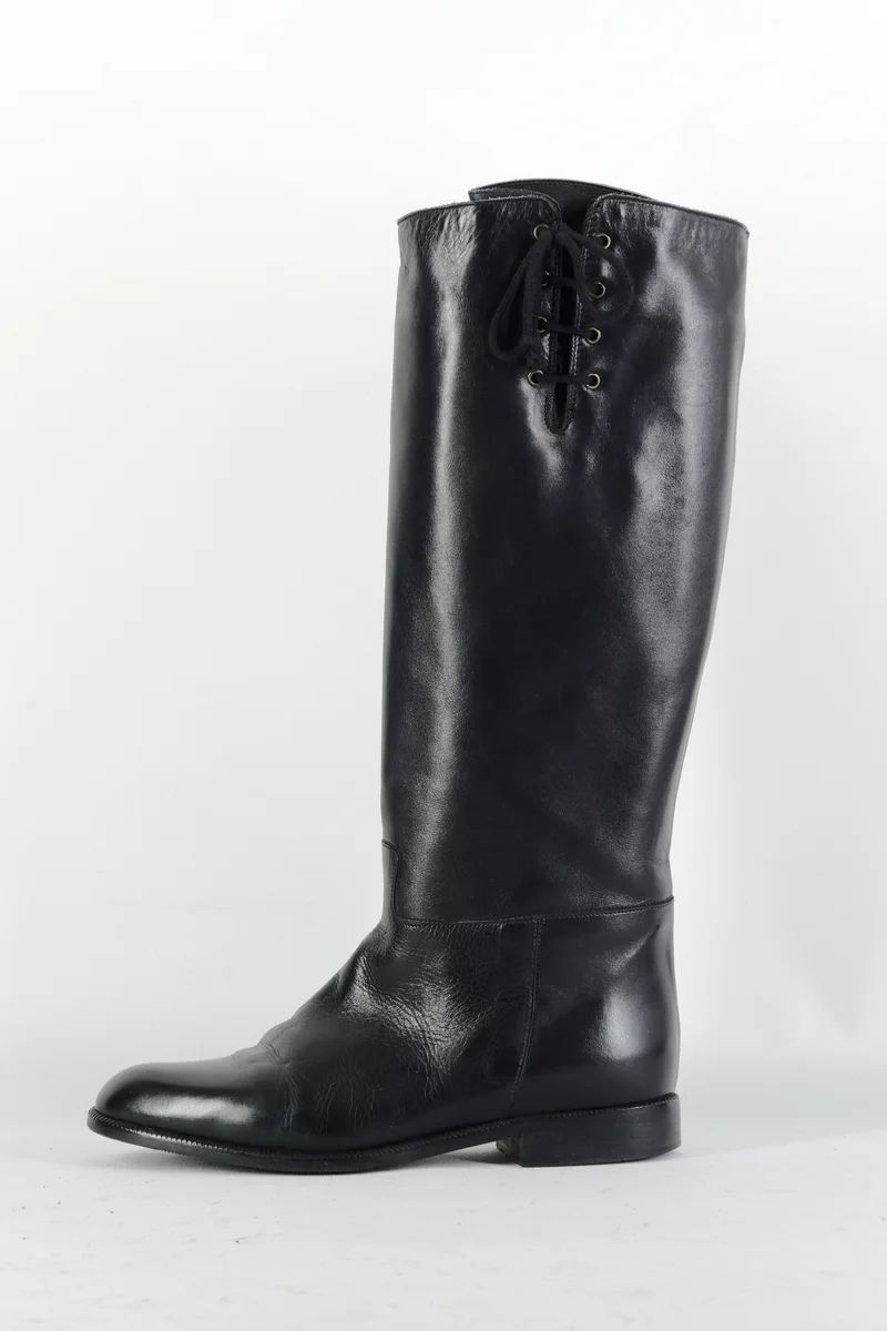 Stiefel Leder schwarz