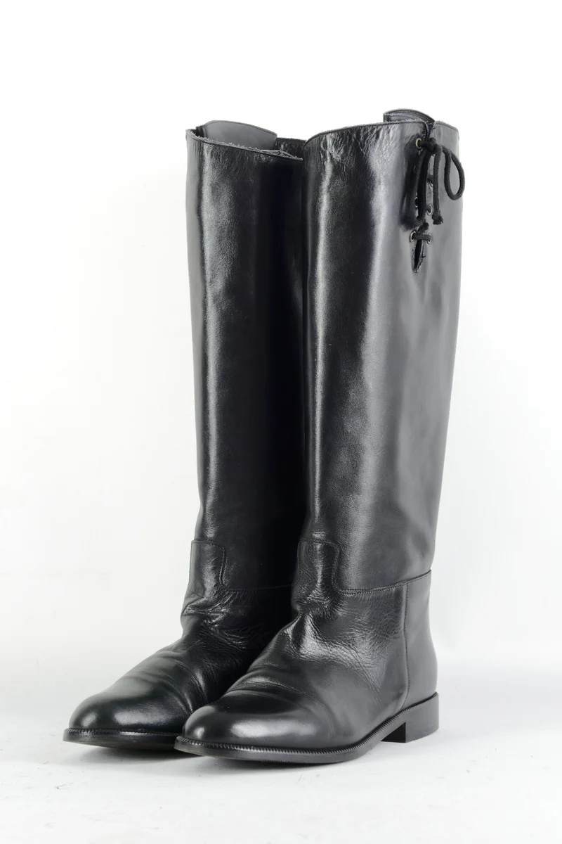 Stiefel Leder schwarz