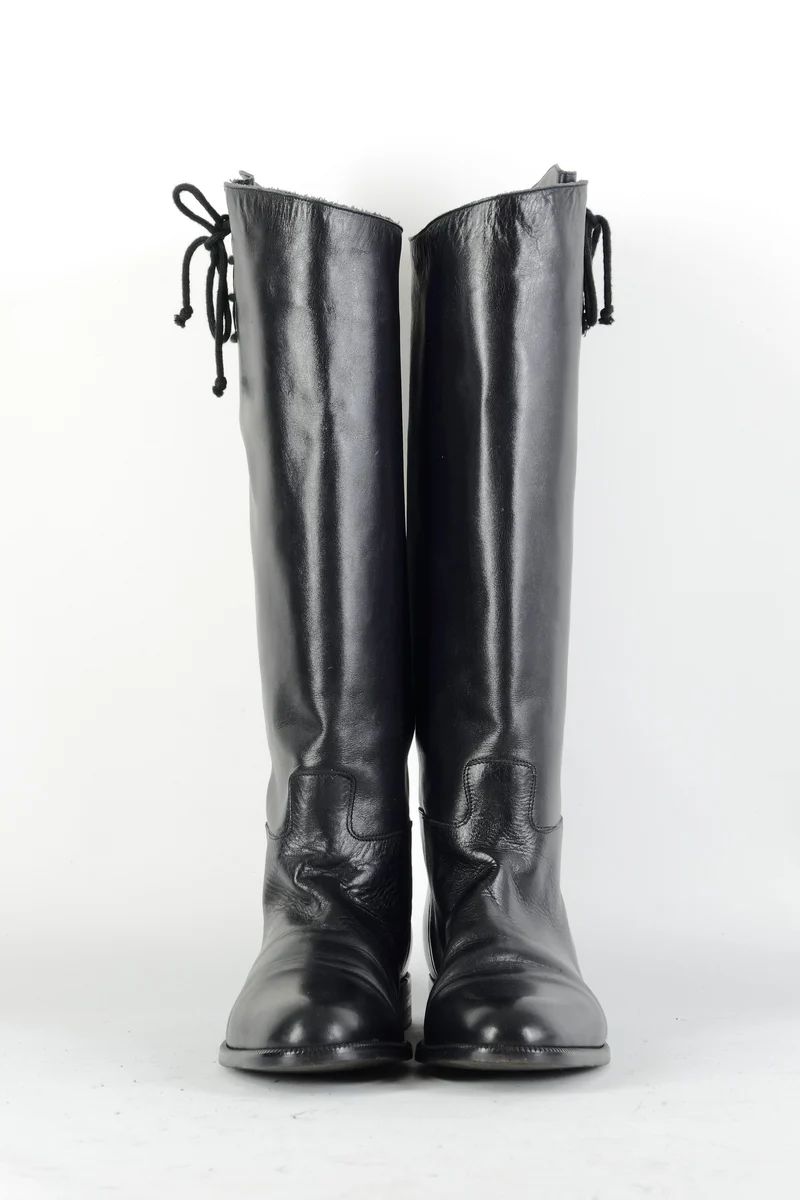 Stiefel Leder schwarz