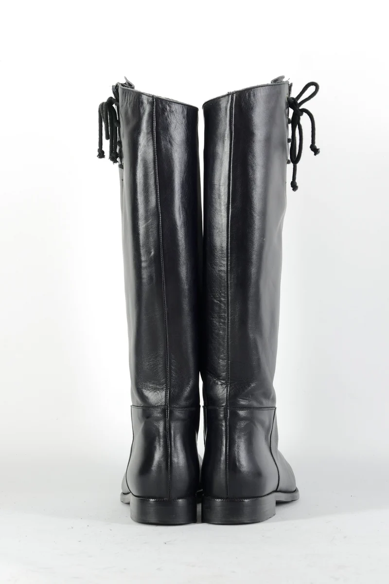 Stiefel Leder schwarz