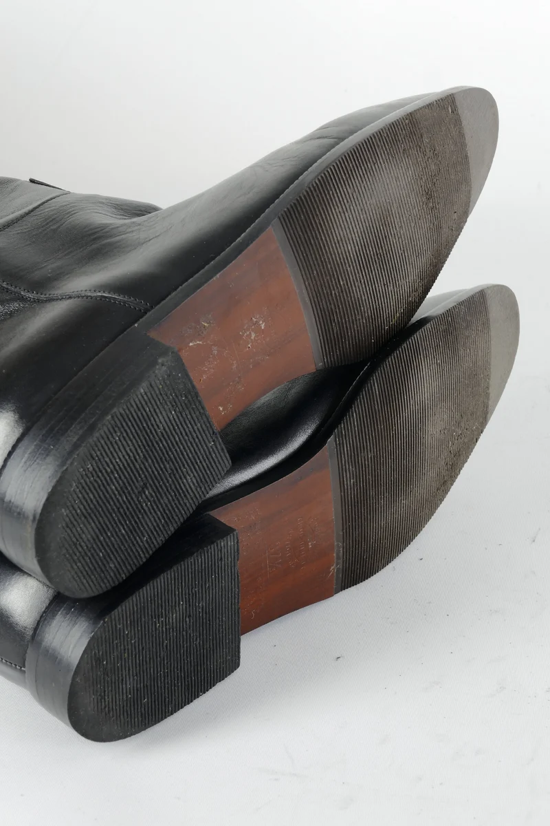 Stiefel Leder schwarz