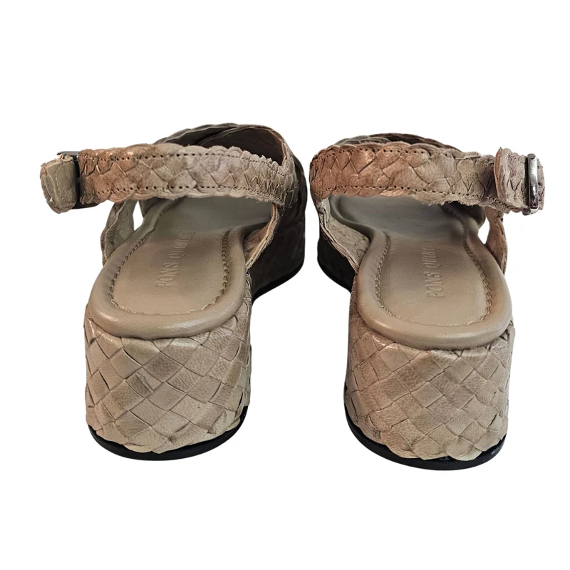 Pons Quintana, Plateausandalette in Beige