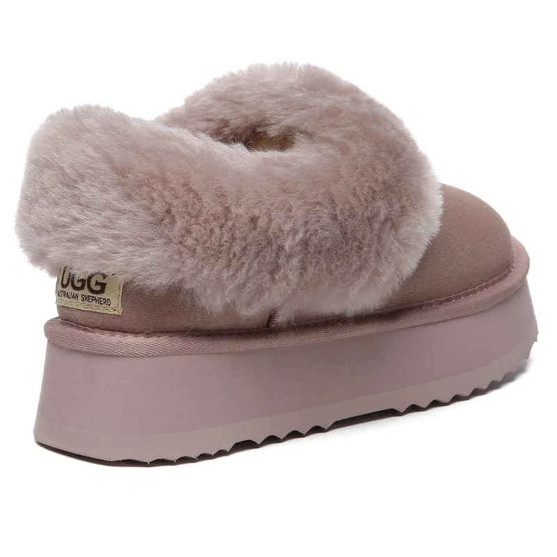 Claire UGG Platform Ankle Slippers