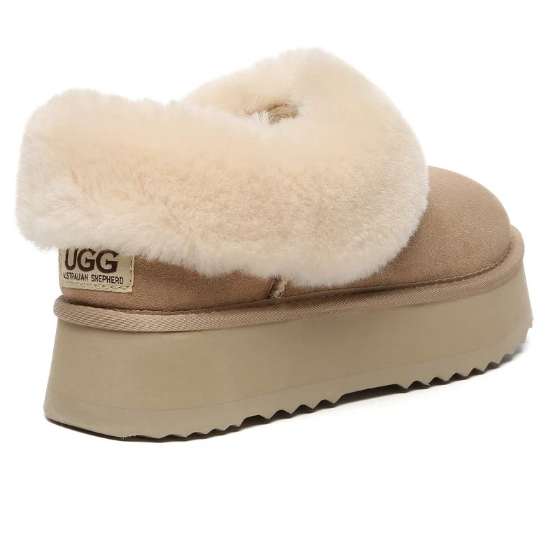 Claire UGG Platform Ankle Slippers