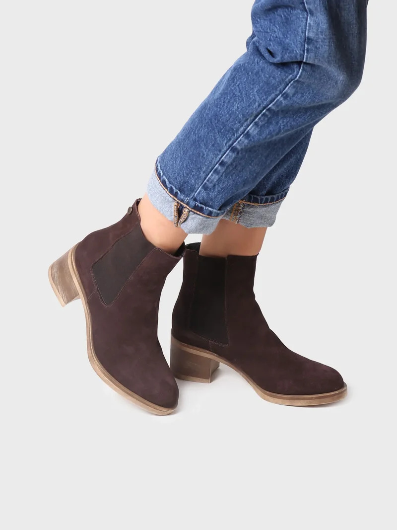 Bota de piel para mujer | ZAIRA-SY