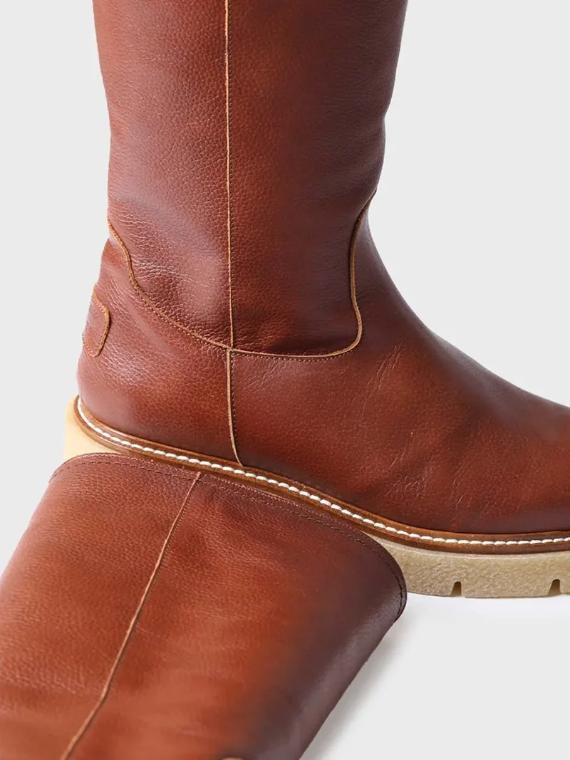 Bota para mujer en piel | NALTAR-PO