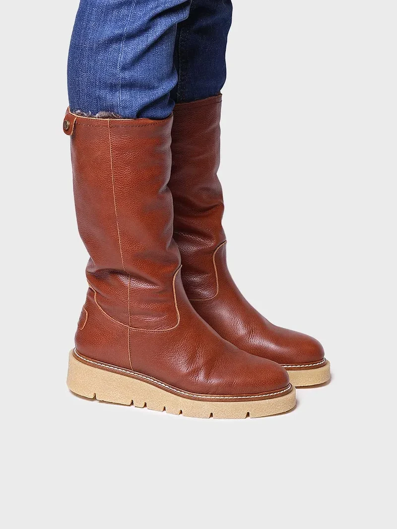 Bota para mujer en piel | NALTAR-PO