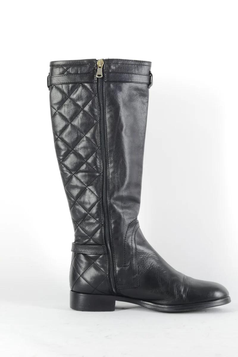 Stiefel Leder schwarz