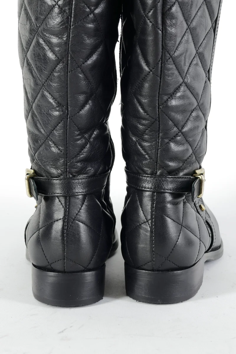 Stiefel Leder schwarz