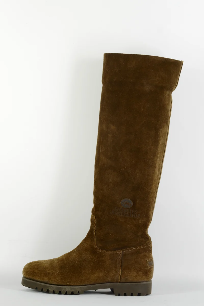 Hohe Stiefel Wildleder braun