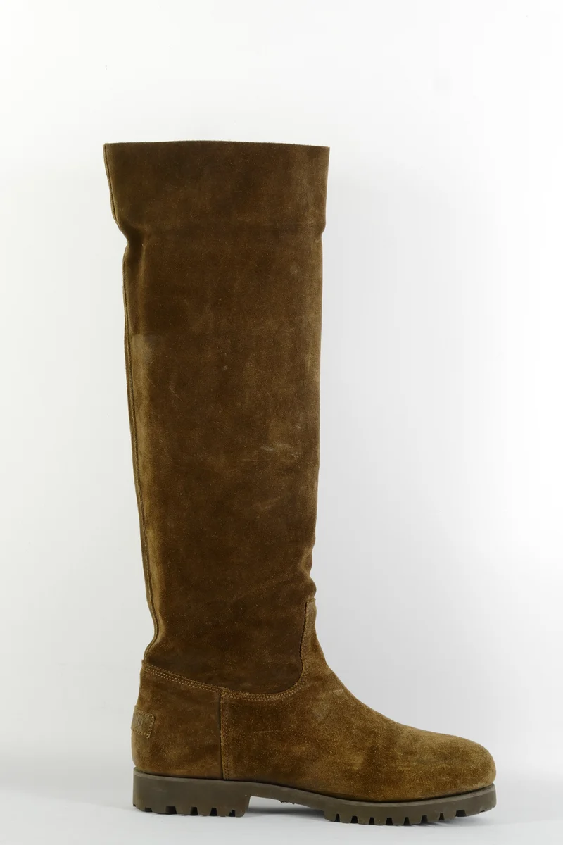 Hohe Stiefel Wildleder braun