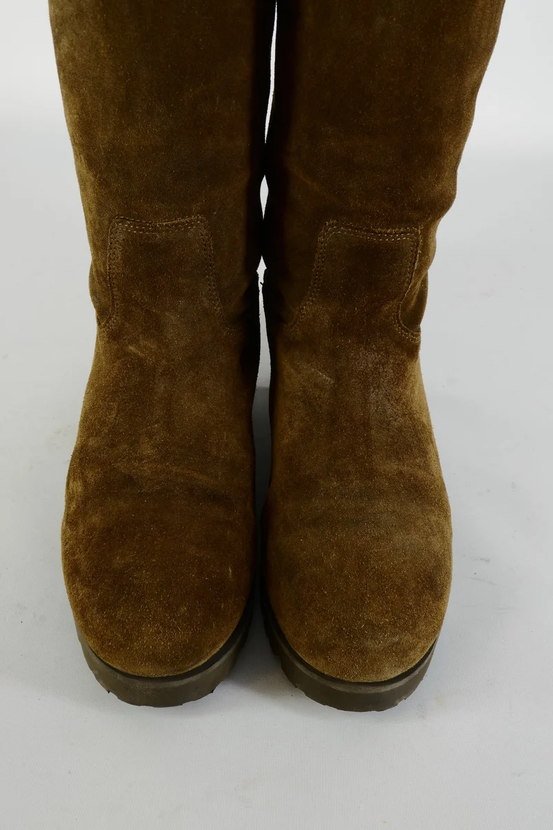 Hohe Stiefel Wildleder braun