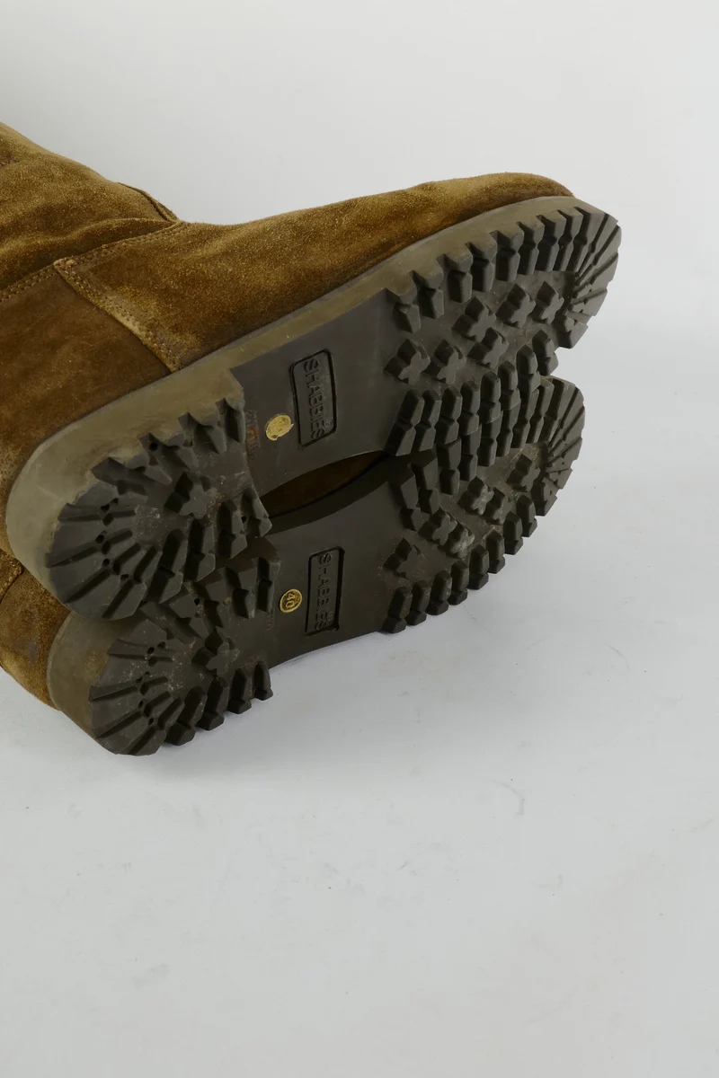 Hohe Stiefel Wildleder braun