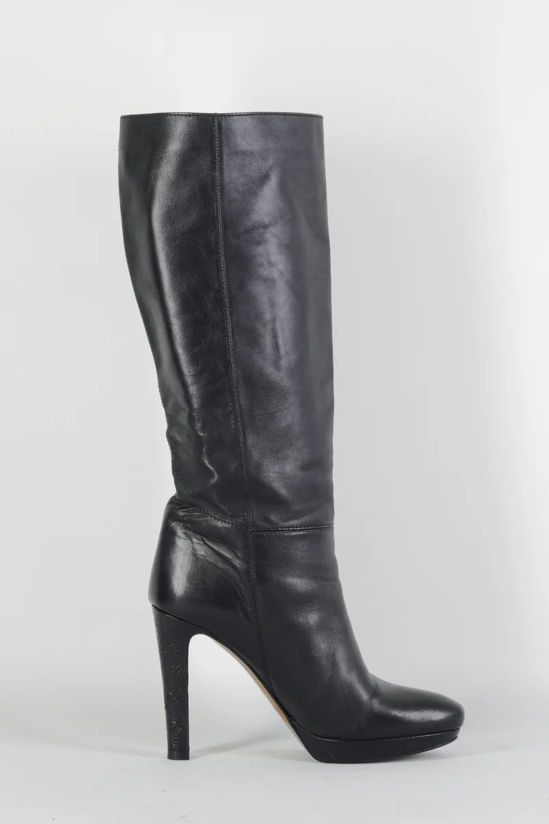 Stiefel Leder schwarz