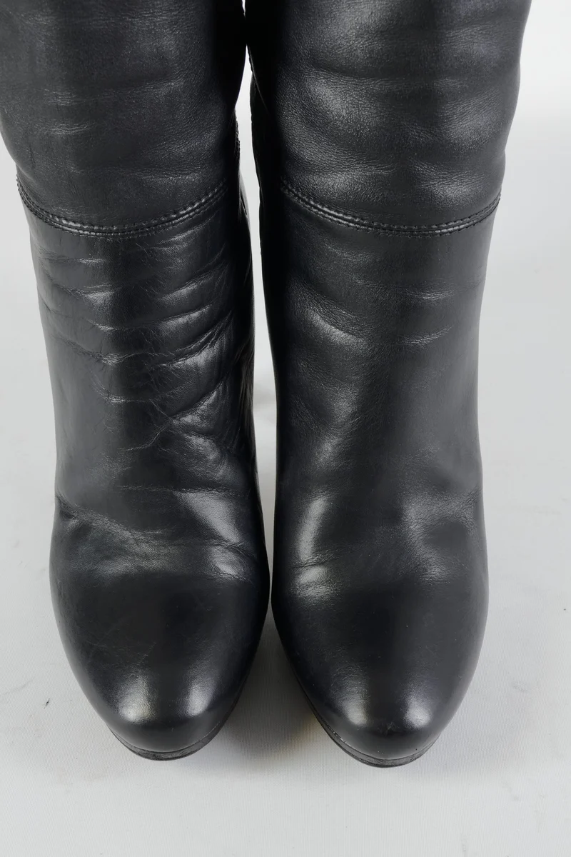Stiefel Leder schwarz