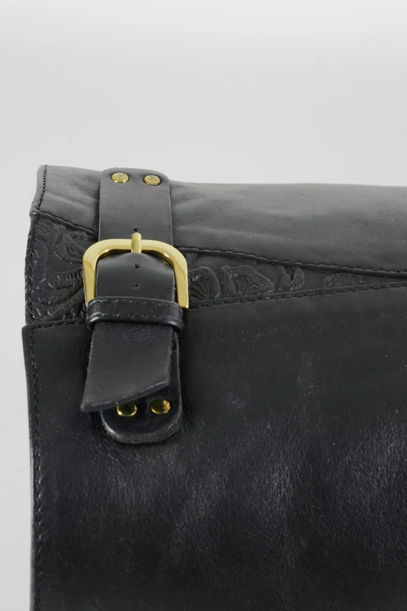 Stiefel Leder schwarz