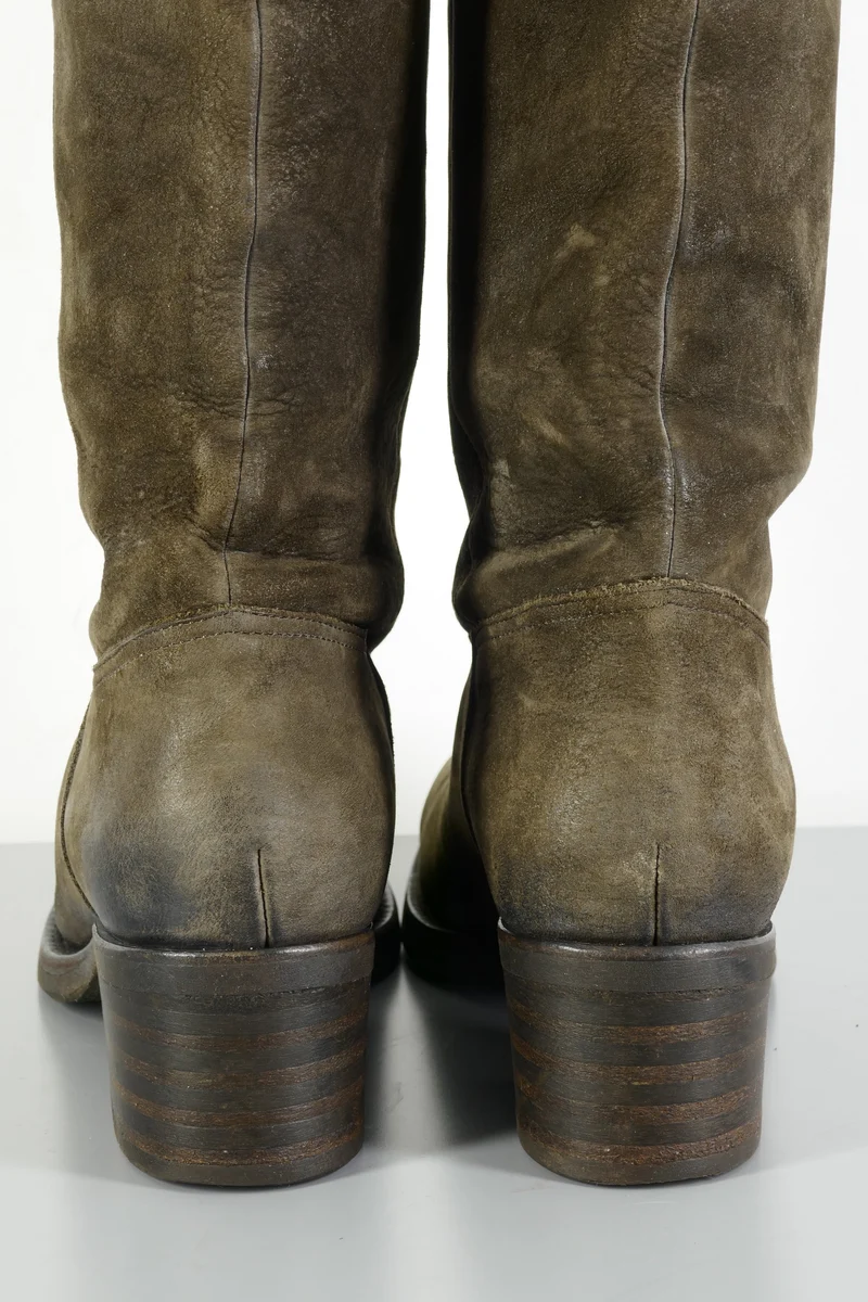 Overknees Wildleder schlamm
