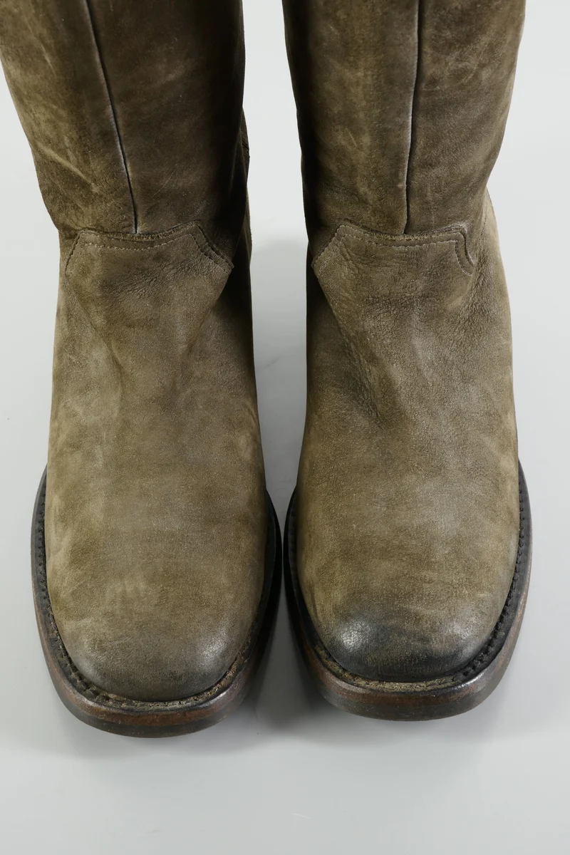Overknees Wildleder schlamm