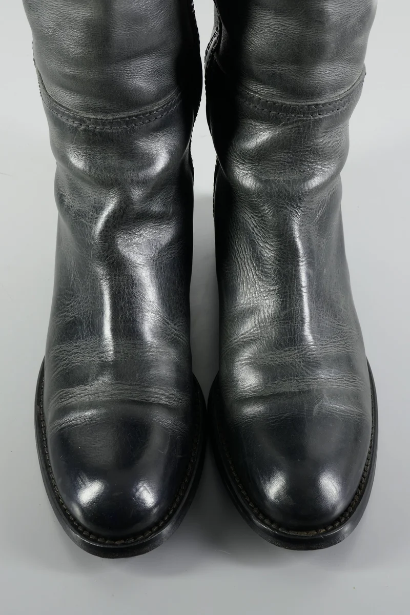 Stiefel Leder anthrazit