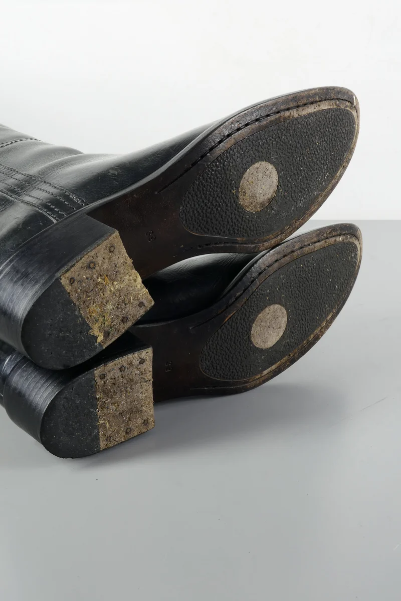 Stiefel Leder anthrazit