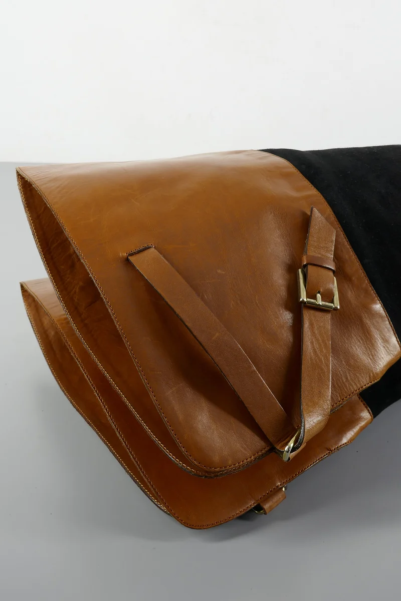 Overknees Wildleder mehrfarbig