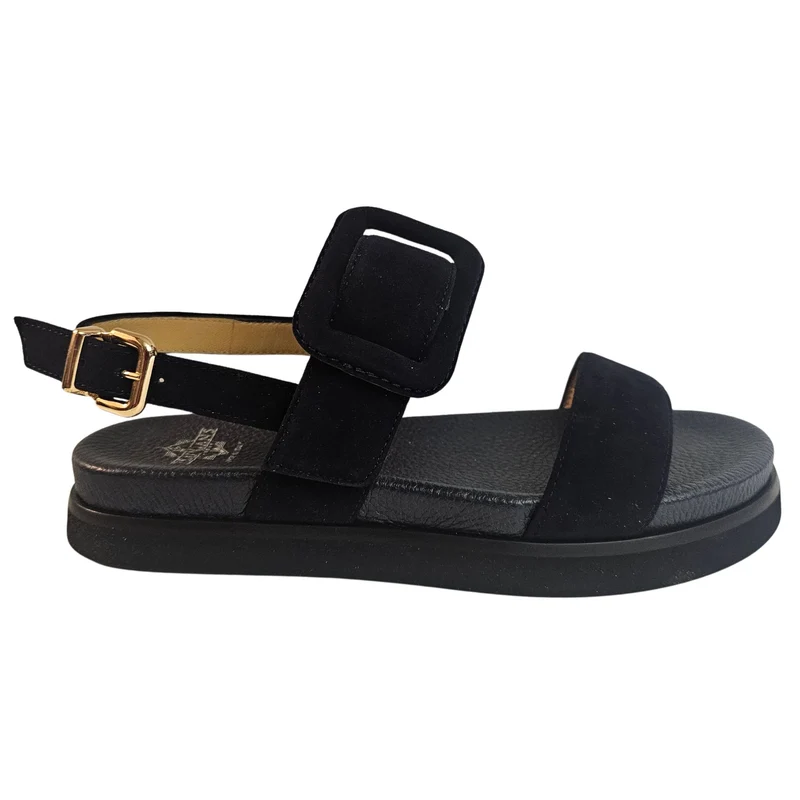 Truman´s, flache Sandalette in Dunkelblau